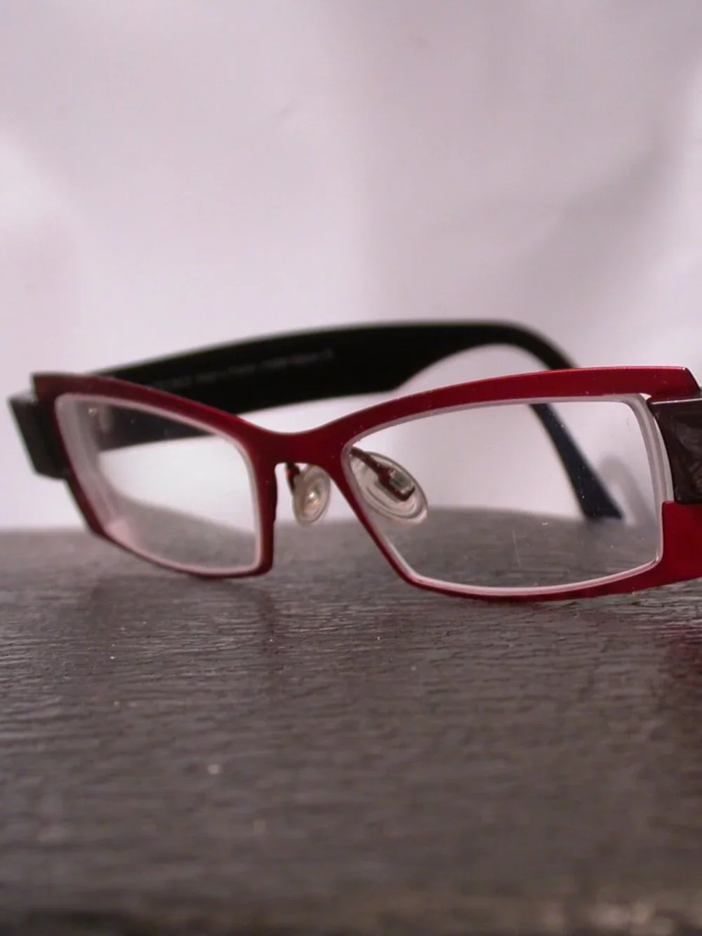 Volte Face Modern Purple and Red Frames Eyeglasses Made in France